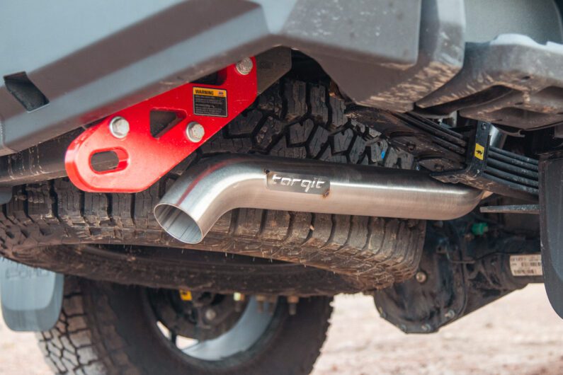 Torqit DPF Back 3 英寸高性能排气管，适用于下一代 3.0L V6 福特 Ranger